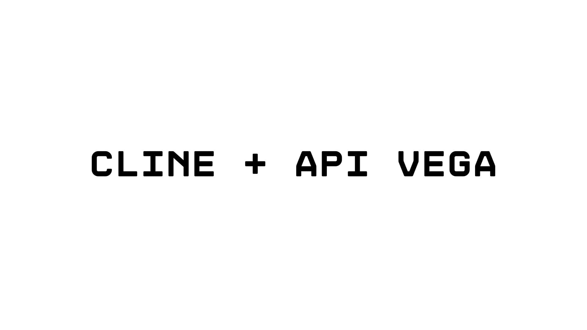 Cline подключаем к API