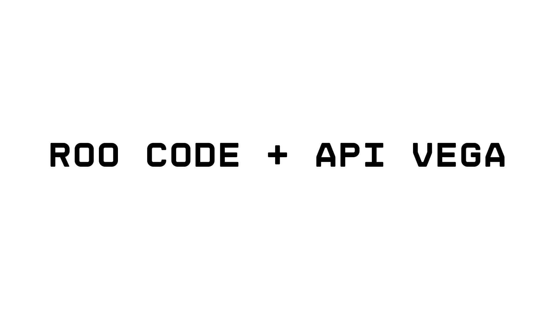 Roo Code подключаем к API